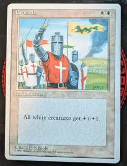 1 BANNED MTG Magic The Gathering Cruzade | Fourth Edition 4ED EX/LP - Image 1