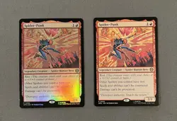 Spider-man Magic The Gathering Spider- Punk (Regular&Foil) R0092 - Image 1