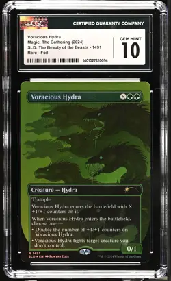 VORACIOUS HYDRA Secret Lair Foil Beauty of the Beasts CGC 10 MTG [Nostalgium] - Image 1