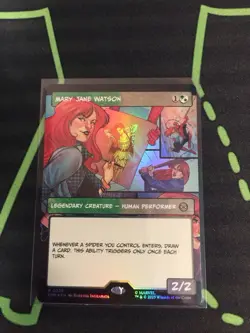 MTG Magic The Gathering Mary Jane Watson Foil SPM Rare Borderless Spider-Man - Image 1