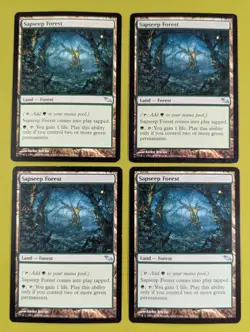 Sapseep Forest x4 Shadowmoor 4x Playset Magic the Gathering MTG - Image 1