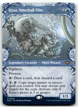 Kitsa, Otterball Elite (Showcase) #304 - Bloomburrow - Magic the Gathering - Image 1