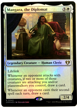 MTG Mangara, the Diplomat *FOIL* Commander Masters 42 NM - Image 1