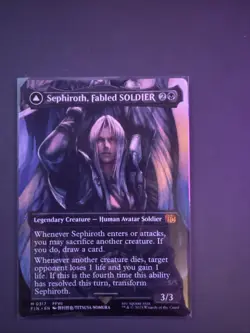 Sephiroth, Fabled SOLDIER (0317) (Borderless) Final Fantasy Regular - Image 1