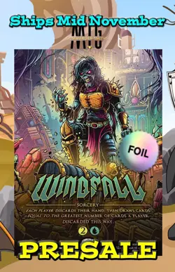Windfall Iron Maiden PRESALE ✨ Borderless FOIL ✨ MTG NM Secret Lair (2182) - Image 1