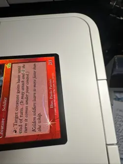 Whip Sergeant 2000 Prophecy SHIFTED FOIL MISPRINT Red Unc Creature MTG NM AZ2 - Image 3