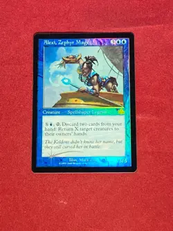 MTG FOIL Alexi, Zephyr Mage Prophecy Magic the Gathering - Image 1