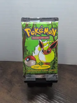 JUNGLE (Flareon Art) SEALED Booster Pack WOTC Pokemon Cards - Image 1