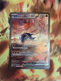 Great Tusk ex 246/198 SV01: Scarlet & Violet Base Set Holo Full Art Pokemon TCG - Image 2