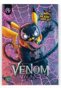 POKEMON PIKACHU COSPLAY! * VENOM * E23 * BOX HIT - GLITTER HOLO - Image 1