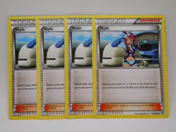 Skyla - 148/162 NM/M Playset X4 Pokemon XY Breakthrough 4X Trainer Suppporter - Image 1