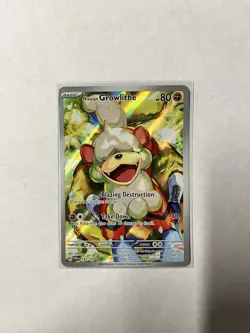 Pokemon Hisuian Growlithe 181/167 Sv06: Twilight Masquerade Full Art - Image 1