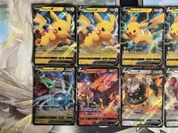 Lot of 20x Pokemon V, Promo, EX, Holo Full Art Near Mint! Pikachu, Rayquaza,etc. - Image 2
