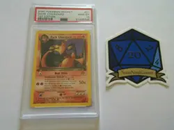 x1 2000 Pokemon Team Rocket 1st Edition Dark Charizard Non-Holo 21 PSA 10 Gem MT - Image 1