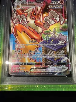 Pokemon Blaziken 201/198 - Chilling Reign SIR PSA 9 - W/ Limited Ed Graded Guard - Image 4