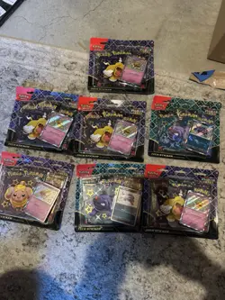 Pokemon Paldean Fates Tech Sticker Collection Lot of 7 - Image 1