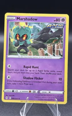 Marshadow 080/203 Pokemon TCG - Evolving Skies Cosmos Holo Rare NM/M - Image 1