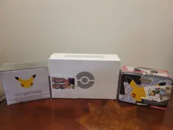 Pokemon Charizard Ultra Premium Collection And Celebrations Etb And Lunchbox - Image 1