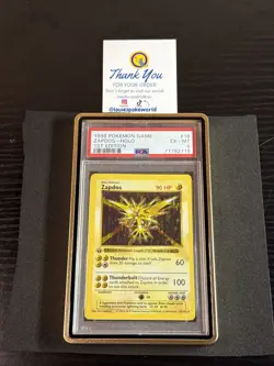 1999 Pokemon Pokemon Base Set Holo - 1st Edition - 16/102 Zapdos PSA 6 EX-MT ⚡ - Image 1