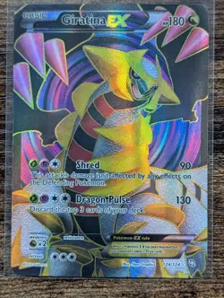 Giratina EX Full Art #124/124 2012 Pokemon Black & White Dragons Exalted - Image 1