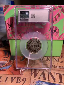 Arcanine Pokemon Rare Vintage Meiji Battle Coin Metal Japanese Cgc 10 Gem Mint - Image 3