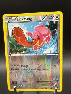 Lickitung 78/111 Rev Reverse Holo XY Furious Fists Pokemon - Image 3