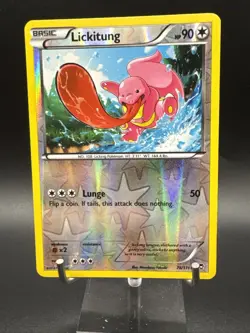 Lickitung 78/111 Rev Reverse Holo XY Furious Fists Pokemon - Image 4