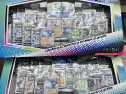 Lucario Ex Tyranitar Ex Premium Collection Prismatic Pokemon Lot Of 2 - Image 1