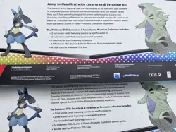 Lucario Ex Tyranitar Ex Premium Collection Prismatic Pokemon Lot Of 2 - Image 2