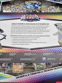 Lucario Ex Tyranitar Ex Premium Collection Prismatic Pokemon - Image 3