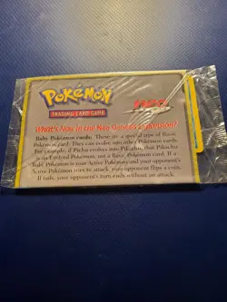 NEW SEALED MARILL BLACK STAR PROMO #29 POKEMON Neo Genesis WOTC - Image 3