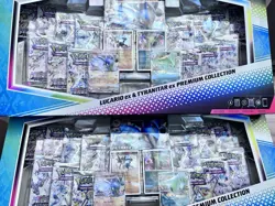Lucario Ex Tyranitar Ex Premium Collection Prismatic Pokemon Lot Of 2 - Image 1