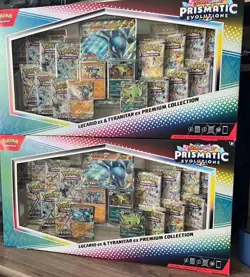 Lucario Ex Tyranitar Ex Premium Collection Prismatic Evolutions Pokemon Lot Of 2 - Image 1