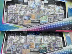 Lucario Ex Tyranitar Ex Premium Collection Prismatic Pokemon Lot Of 2 - Image 1