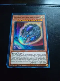 Yu-Gi-Oh! Nibiru, The Primal Being RA01-EN015 Super Rare - Image 1