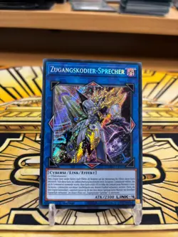 Yugioh Zugangskodier-Sprecher Secret Rare RA02-DE044 - Image 1