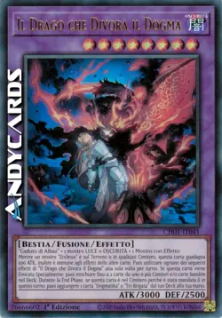 IL DRAGO CHE DIVORA IL DOGMA • Ultra R • CH01 IT041 • 1Ed • Yugioh! - Image 1