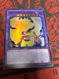 Yugioh Asian English INFO-AE096 Phantom of Yubel Super rare Near Mint - Image 2
