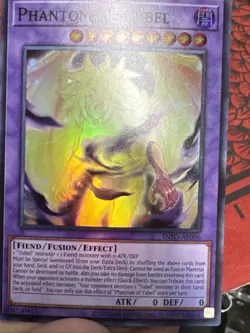Yugioh Asian English INFO-AE096 Phantom of Yubel Super rare Near Mint - Image 3