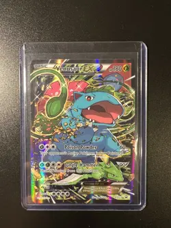 Pokemon TCG Venusaur EX Black Star Promo Card XY123 Near Mint Condition - Image 1
