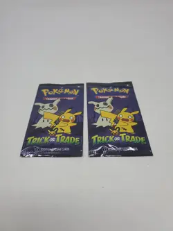 Pokemon Trick Or Trade Booster Packs Halloween 3 Cards Each 2023 Sealed Lot Of 2 - Image 2