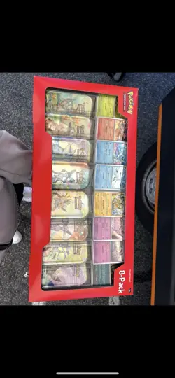 1x Pokemon TCG Prismatic Evolutions Costco 8 Mini-Tin Bundle w/ Promo Cards NEW - Image 1