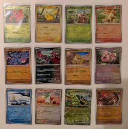 Pokemon Scarlet and Violet 151 Holo & Basic Cards (144-Cards, No Duplicates) - Image 3