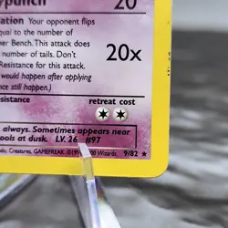 Dark Hypno 9/82 Holo Rare Team Rocket Pokemon Card WOTC Vintage TCG MP ⭐ - Image 5