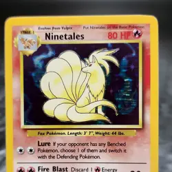 Ninetales Holo German Base Set 12/102 Vulnona Pokemon TCG WOTC Card NM-MT ⭐ - Image 2