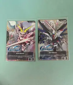 Gundam Card Game Generation Eternal EX Base Tokens Set of 2pcs Promo - Image 1