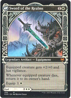 Magic the Gathering Halvar, God of Battle Card; (Showcase) Kaldheim; NM - Image 2