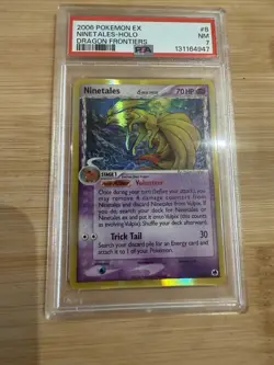 Pokemon Ninetales TCG Delta Species EX Dragon Frontiers Holo Card 8/101 PSA 7 - Image 1