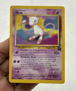 Pokemon Card - Mew #8 WoTC Black Star Promo - Image 1