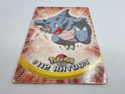 Topps Pokemon TCG Rhydon #112 TV Animation Edition Card Heavy Play - Image 3